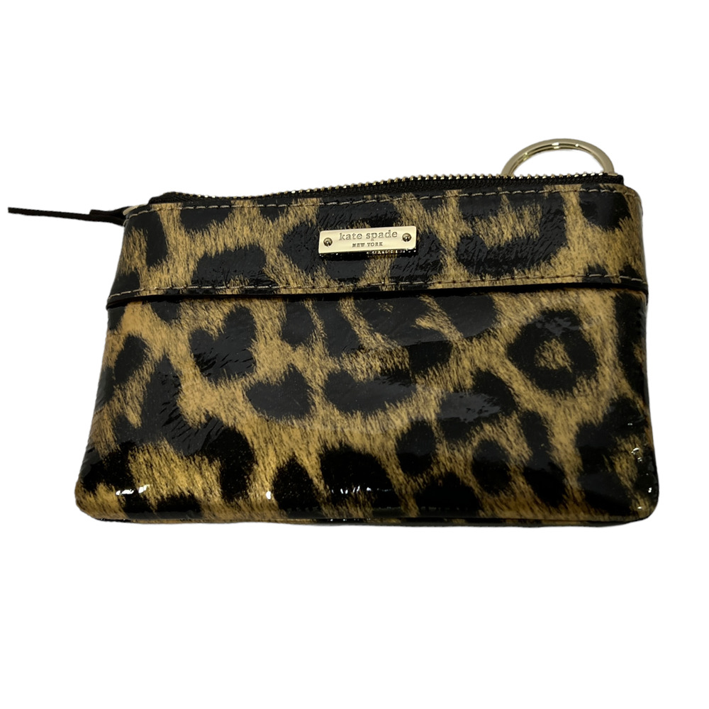 Kate Spade Lila PWRU2410 Fanfare‎ Leopard 269 Wristlet Pouch Wallet 3.5"WX5.5" L